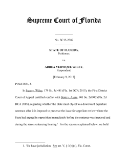 SC15-2389 Opinion - Florida Supreme Court