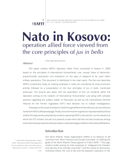 Nato in Kosovo: