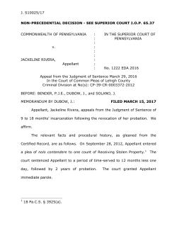 j. s10025/17 non-precedential decision