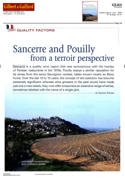 Sancerre and Pouilly