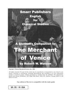 The Merchant of Venice
