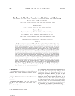 The retrieval of ice cloud properties from cloud radar and lidar synergy