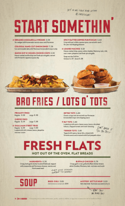 Click to view or a PDF menu