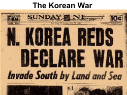 The Korean War - US History Teachers