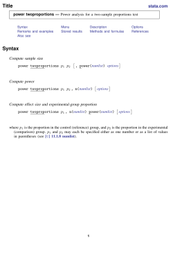 power twoproportions