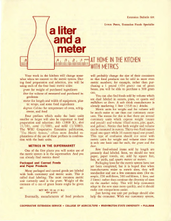 a liter and a meter