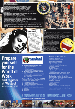 Prepare yourself for the World of Work