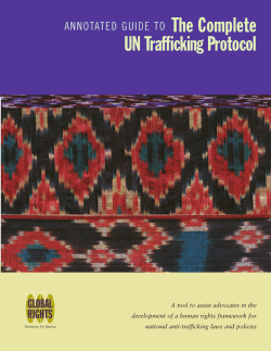 Annotated Guide to the Trafficking Protocol