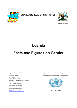 Uganda Facts and Figures on Gender