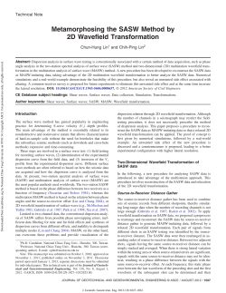 Metamorphosing the SASW Method by 2D Wavefield Transformation