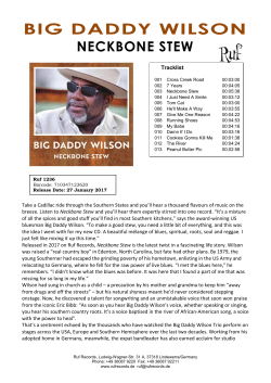 Pressinfo - Big Daddy Wilson