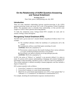 On the Relationship of AURA Question