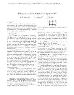 Polynomial Time Recognition of P4