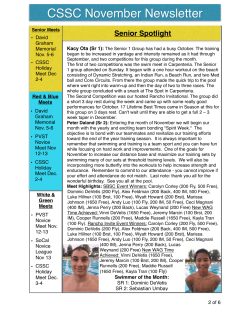 CSSC November 2016 Newsletter