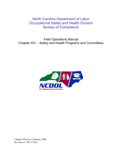 Safety and Health Programs and Committees