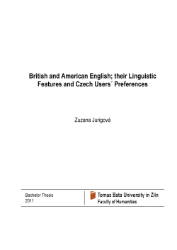 British and American English