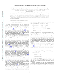 Disorder effects in cellular automata for two