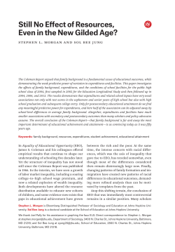 Still No Effect of Resources, Even in the New Gilded Age?