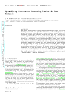 Quantifying Non-circular Streaming Motions in Disc Galaxies