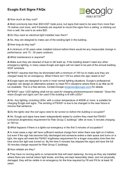 Ecoglo F8 F6 Frequently Asked Questions