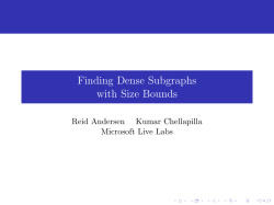 Finding Dense Subgraphs with Size Bounds