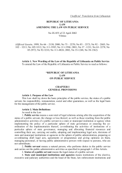 2002 Amendments - United Nations Information Centres