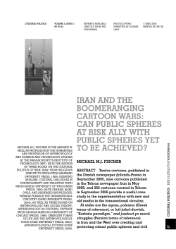 iran and the boomeranging cartoon wars: can