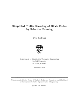 Simplified Trellis Decoding of Black Codes by