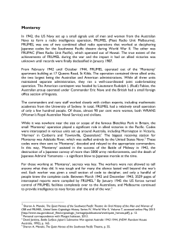 Monterey - Port Phillip Heritage website