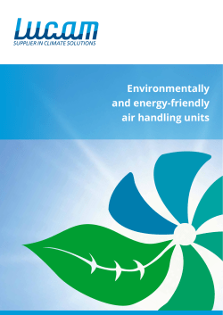 Environmentally and energy-friendly air handling units