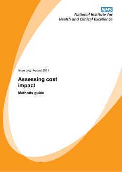 Assessing cost impact