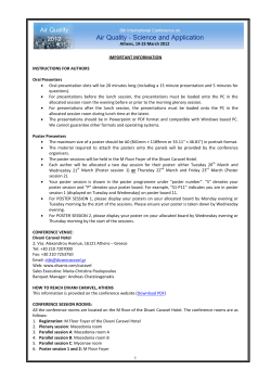 IMPORTANT INFORMATION INSTRUCTIONS