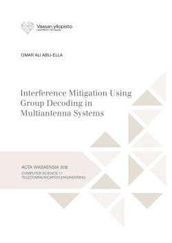 Interference Mitigation Using Group Decoding in Multiantenna