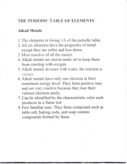 Family of elements - North Technical High School