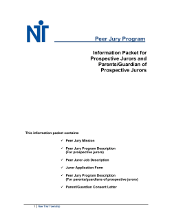 peer jury program - New Trier Township