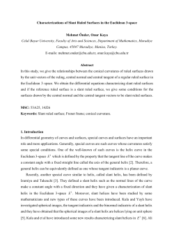 Characterizations of Slant Ruled Surfaces in the