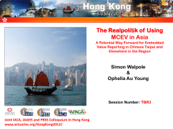 The Realpolitik of Using MCEV in Asia