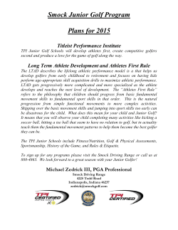 Smock Junior Golf Program