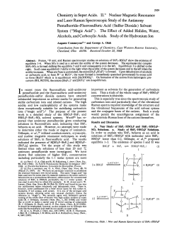 Pentafluoride-Fluorosulfuric Acid (Sulfur Dioxide