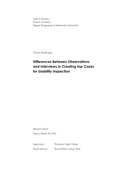 Differences Between Observations and Interviews in