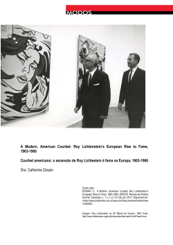 A Modern, American Courbet: Roy Lichtenstein`s European Rise to