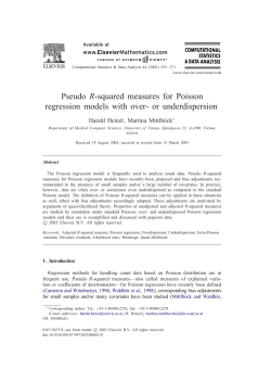 Pseudo R-squared measures for Poisson regression models with