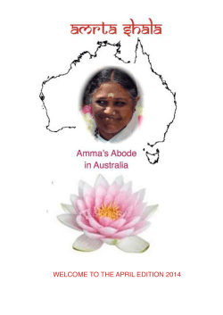 THE APRIL EDITION 2014