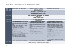 Final programme  - Sexuality, Poverty and Law