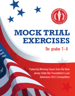 mock trial exercises