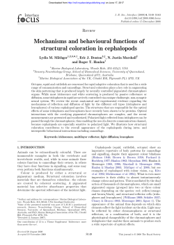 Figure 1 - Journal of The Royal Society Interface