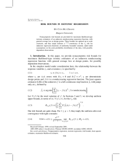 Risk bounds in isotonic regression