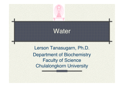 Lerson Tanasugarn, Ph.D. Department of Biochemistry Faculty of