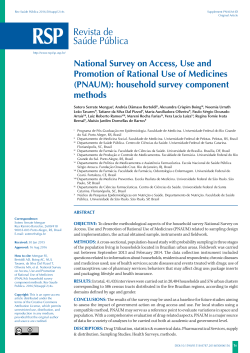 National Survey on Access, Use and Promotion of Rational Use of