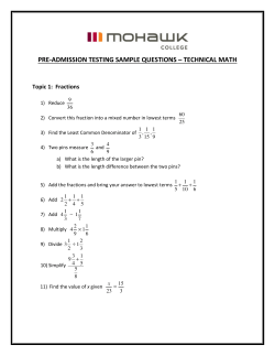 Grade 12 Technical Math